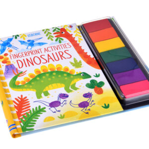 Kūrybinė pirštukų dažymo knygelė DINOSAURS 64 puslapiai 7 spalvos AP0048 - Image 5