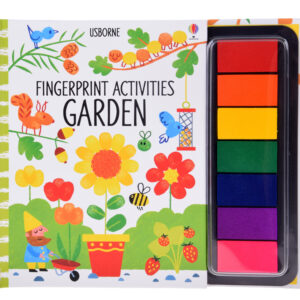Kūrybinė pirštukų dažymo knygelė GARDEN 64 puslapiai 7 spalvos AP0049 - Image 8