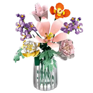 Konstruktorius FLOWERS 9 augalai – lauko gėlių puokštė 563 detalės ZA5896 - Image 2