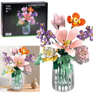 Konstruktorius FLOWERS 9 augalai – lauko gėlių puokštė 563 detalės ZA5896
