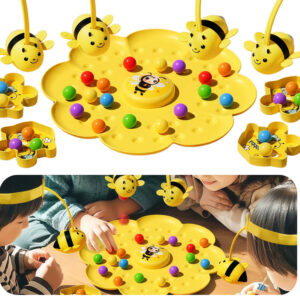 Magnetinis šeimos arkadinis žaidimas „Bees catch the balls“ GR0771 - Image 6