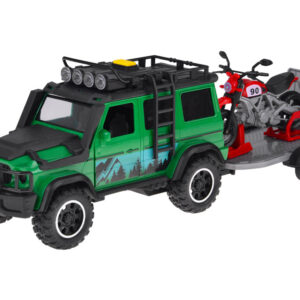 Visureigis su priekaba + MOTORAS Šviesa ir garsas ZA5913 - Image 2