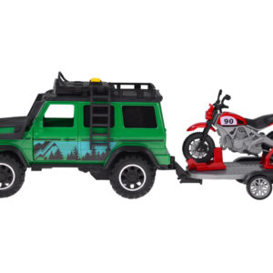 Visureigis su priekaba + MOTORAS Šviesa ir garsas ZA5913 - Image 3