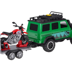 Visureigis su priekaba + MOTORAS Šviesa ir garsas ZA5913 - Image 4