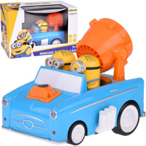 „Minions“ veiksme! Interaktyvus automobilis, kuris važiuoja, kalba, šviečia ir pučia orą ZA5940