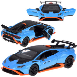 Metalinis automobilis Lamborghini Huracan STO 1:32 su garso ir šviesos efektais ZA5949