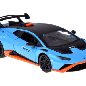 Metalinis automobilis Lamborghini Huracan STO 1:32 su garso ir šviesos efektais ZA5949 - Image 6