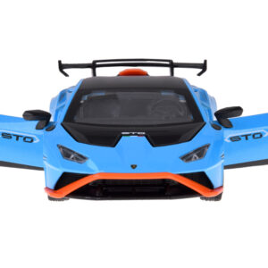 Metalinis automobilis Lamborghini Huracan STO 1:32 su garso ir šviesos efektais ZA5949 - Image 7