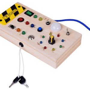 Medinė Montessori lavinamoji lenta - Elektriniai LED ZA5944 - Image 5