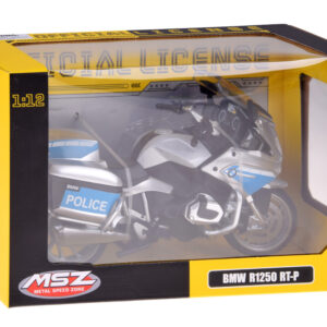 Policijos motociklo modelis BMW R1250 RT-P 1:12 policijos motociklas ZA5951 - Image 8