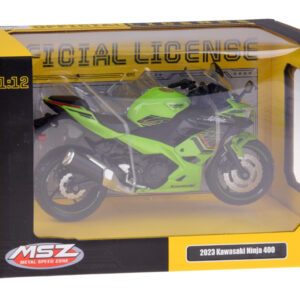 Motociklo modelis Kawasaki Ninja 400 2023 – Motociklas 1:12 mastelio ZA5952 - Image 8