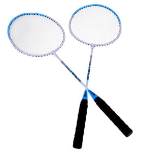 Badmintono raketės + dėklas Rinkinis mėlynas arba rožinis SP0826 - Image 2