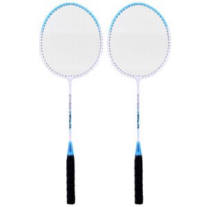 Badmintono raketės + dėklas Rinkinis mėlynas arba rožinis SP0826 - Image 3