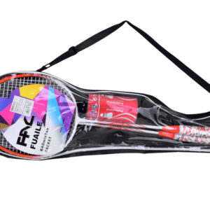 Badmintono rinkinys su užtraukiamu dėklu, raketės + plunksninukai SP0819 - Image 6