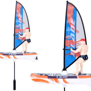 Nuotoliniu būdu valdomas, šviečiantis plaukiojantis WINDSURFER su nuotolinio valdymo pulteliu RC0740 - Image 5
