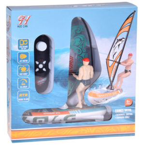 Nuotoliniu būdu valdomas, šviečiantis plaukiojantis WINDSURFER su nuotolinio valdymo pulteliu RC0740 - Image 7