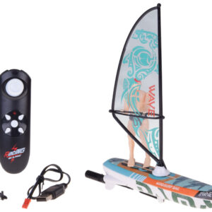Nuotoliniu būdu valdomas, šviečiantis plaukiojantis WINDSURFER su nuotolinio valdymo pulteliu RC0740 - Image 2