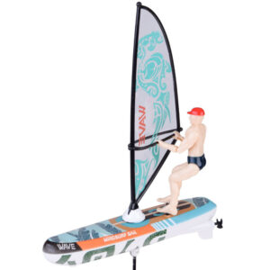 Nuotoliniu būdu valdomas, šviečiantis plaukiojantis WINDSURFER su nuotolinio valdymo pulteliu RC0740 - Image 5
