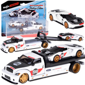 Maisto metalinis automobilio modelis Flatbed Ford GT Heritage 2021 1:64 ZA5957