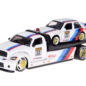 Licencijuoti metaliniai automobiliai 1:64 Maisto Flatbed ir BMW M3 1988 ZA5958 - Image 2