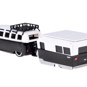 Maisto licencijuotas automobilis Volkswagen VAN Samba priekaba 1:64 1:64 ZA5959 - Image 5