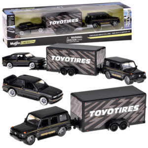 Licencijuoti metaliniai automobiliai 1:64 Mercedes-Benz G 1988 ir BMW M3 E30 ZA5960
