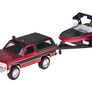 Maisto licencijuotas metalinis automobilis Chevrolet K5 Blazer + valtis 1:64 ZA5964 - Image 2
