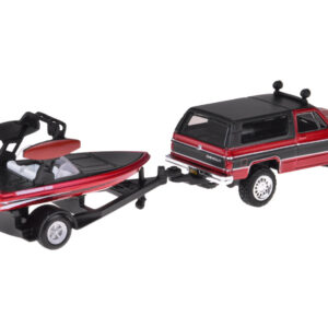 Maisto licencijuotas metalinis automobilis Chevrolet K5 Blazer + valtis 1:64 ZA5964 - Image 4