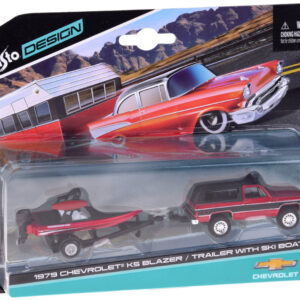 Maisto licencijuotas metalinis automobilis Chevrolet K5 Blazer + valtis 1:64 ZA5964 - Image 8