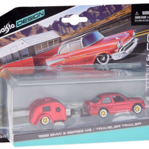 Licencijuotas metalinis automobilis 1:64 BMW M3 1988 ir namelis ant ratų ZA5967 - Image 7