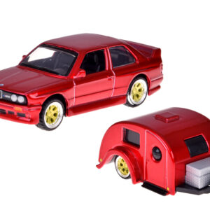 Licencijuotas metalinis automobilis 1:64 BMW M3 1988 ir namelis ant ratų ZA5967 - Image 5