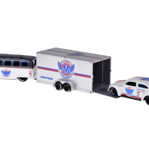 Licencijuoti metaliniai automobilių modeliai 1:64 Volkswagen Van „Samba“ ir VW Beetle ZA5968 - Image 8