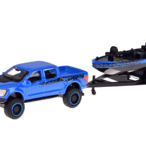 Licencijuotas metalinis automobilis 1:64 Ford F-150 SVT Raptor 2021 ir valtis ZA5970 - Image 2