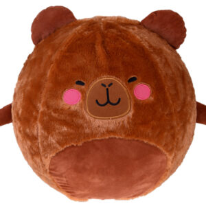 Didelis pliušinis pompono kamuoliukas, mielas gyvūnas, 45 cm Capybara ZA5975 - Image 3