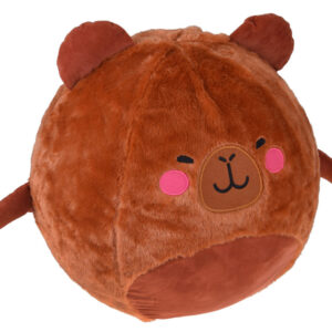 Didelis pliušinis pompono kamuoliukas, mielas gyvūnas, 45 cm Capybara ZA5975 - Image 6