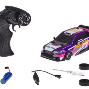 Nuotoliniu būdu valdomas drifto automobilis su foniniu apšvietimu ir keičiamomis padangomis 4WD RC0744 - Image 2
