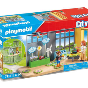 Playmobil kaladėlės 52-elementų 71331 Mokyklos priestatas aplinkotyra ZA5992 - Image 6