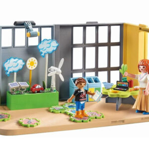 Playmobil kaladėlės 52-elementų 71331 Mokyklos priestatas aplinkotyra ZA5992 - Image 2