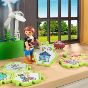 Playmobil kaladėlės 52-elementų 71331 Mokyklos priestatas aplinkotyra ZA5992 - Image 4