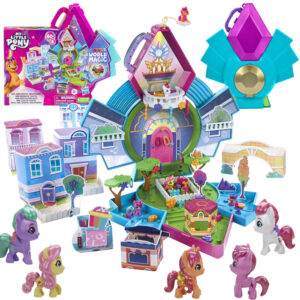 My Little Pony krištolinio žibinto rinkinys + 5 figūrėlės 55 priedai ZA6002