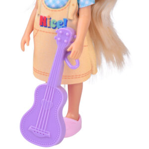 Ankiki lėlė su gitara – žavinga maža muzikinė lėlė 14 cm ZA6008 - Image 7