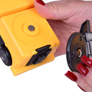Magnetinis transformuojamas roboto žaislas – didelė veiksmo figūrėlė – priedai ZA6009 - Image 8