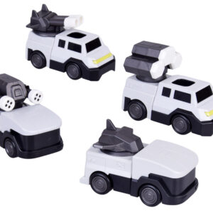 Magnetinis transformuojamas roboto žaislas – didelė veiksmo figūrėlė – priedai ZA6009 - Image 6