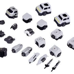 Magnetinis transformuojamas roboto žaislas – didelė veiksmo figūrėlė – priedai ZA6009 - Image 2