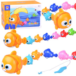 Interaktyvus žaislų rinkinys FISH FAMILY + meškerė ir magnetinė žvejyba ZA6016