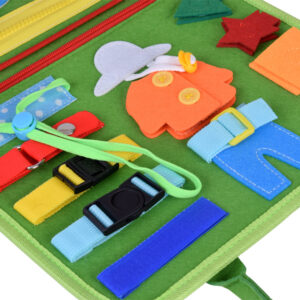 Montessori laikrodis ZA6022 edukacinė lavinamoji knygelė - Image 7