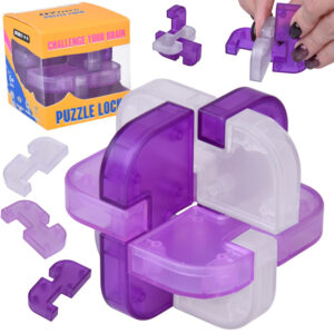 Dėlionė „Puzzle Lock Cube“ – 3D loginis galvosūkis GR0778