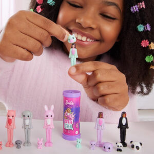 Mattel Mini Barbie Land Cutie Reveal staigmenos lėlė su kostiumu ZA6040 - Image 7