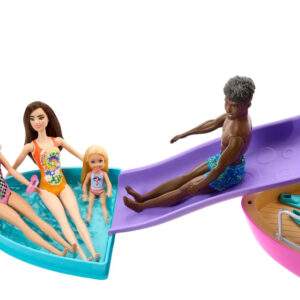Mattel Barbie motorinė valtis lėlėms su INTERJERO TRANSFORMACIJA + priedai ZA6042 - Image 3