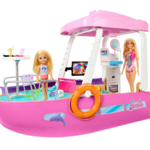 Mattel Barbie motorinė valtis lėlėms su INTERJERO TRANSFORMACIJA + priedai ZA6042 - Image 4